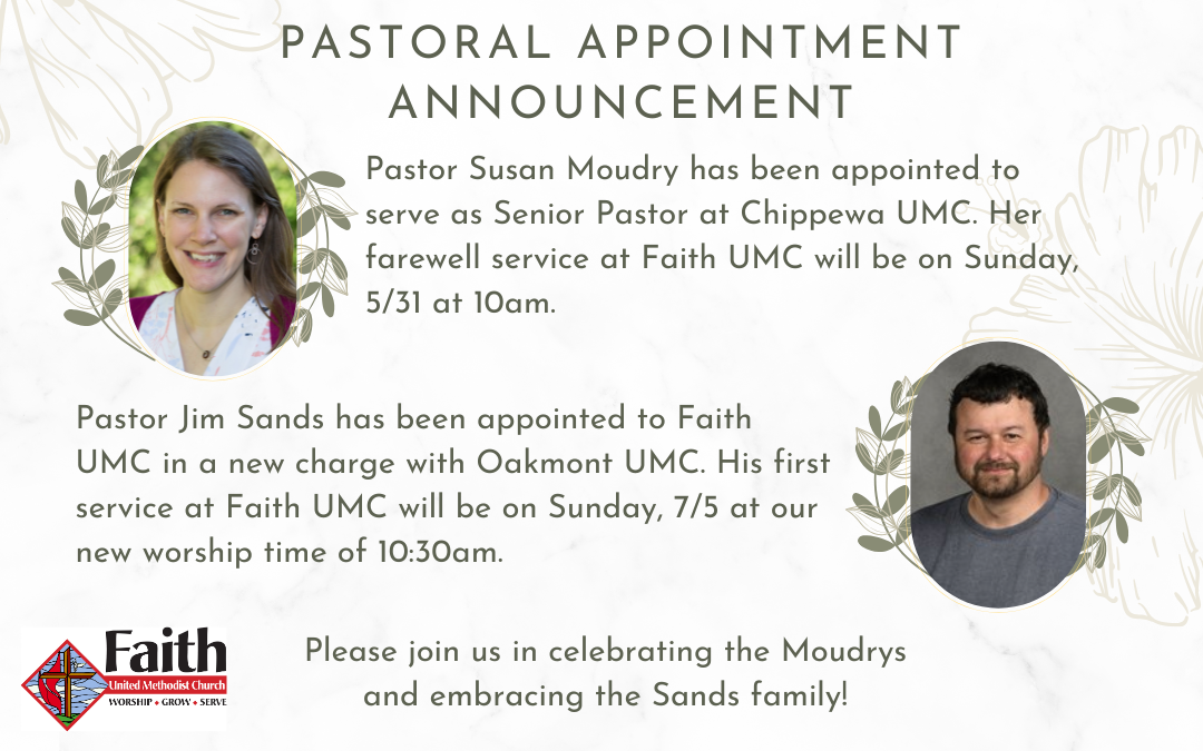 Pastoral Appointment Announcement